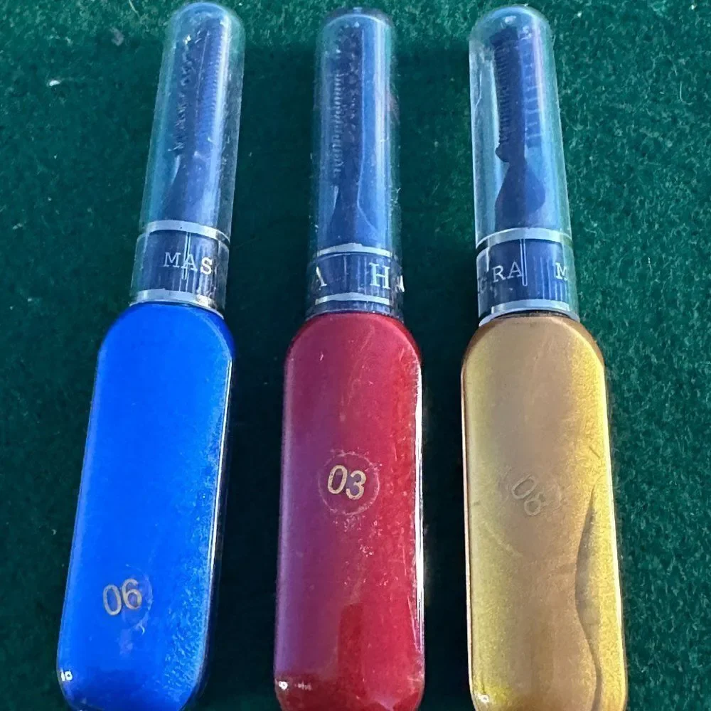 Teayason Hair Mascara Blue Gold Red Temporary Hair Color Dye Touch Up Wand